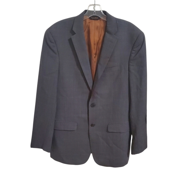 Jos A. Banks Men's Plaid Single Breasted Blazer Gray Size 40L - Picture 1 of 10